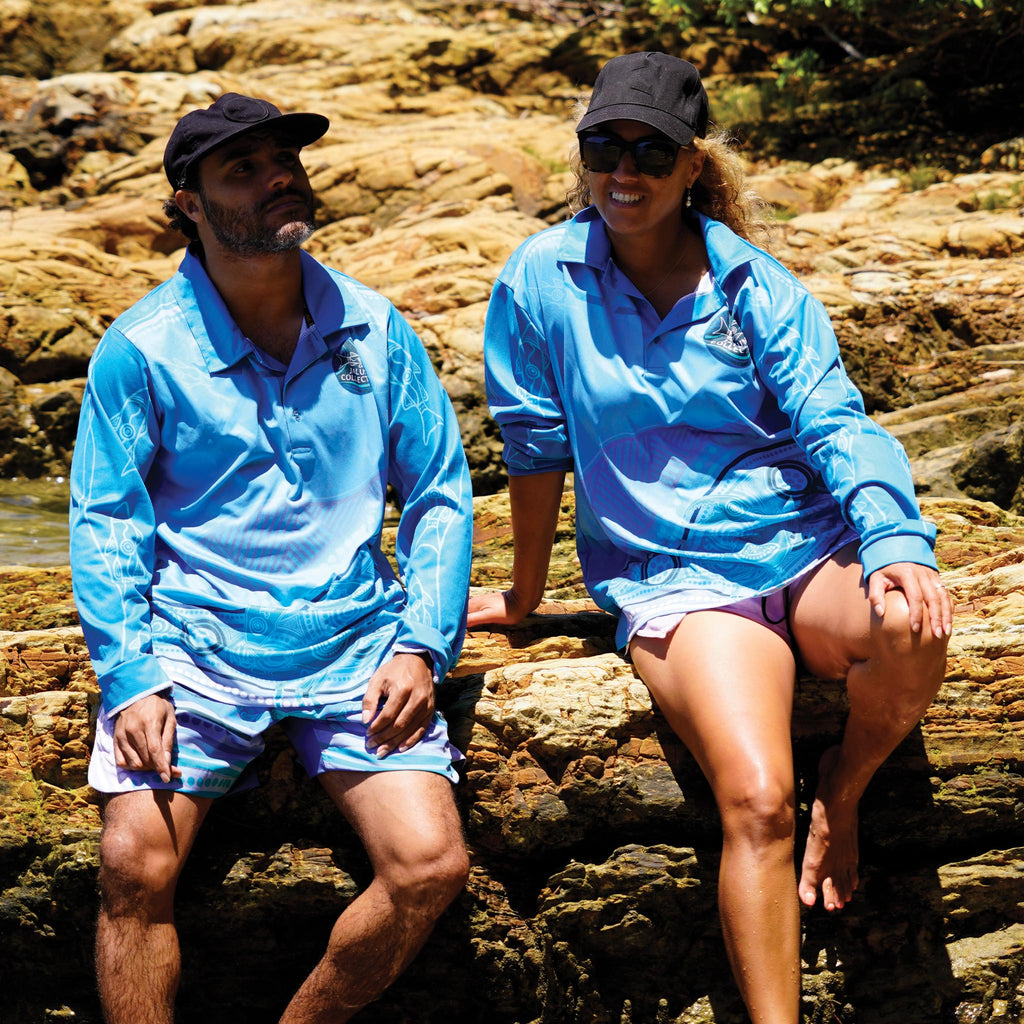 'Saltwater Dreaming' Men's WaterShorts